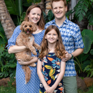 Family and Pet Holiday Card Session